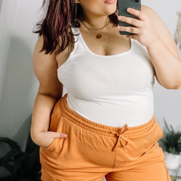 Butter Orange Cargo Jogger Pants - Picture 2 of 3